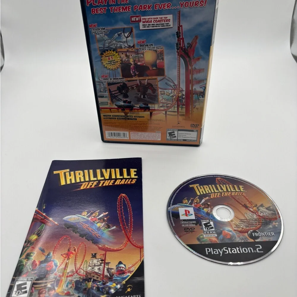 Sony PlayStation 2 Thrillville: Off the Rails - Black